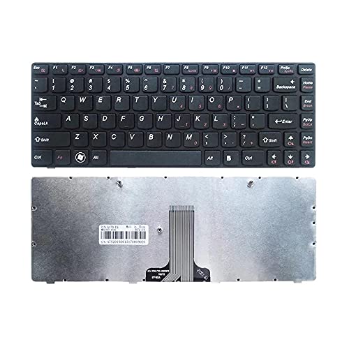 WISTAR Laptop Keyboard Compatible for Lenovo G470 V470 B470 B490 G475 B475E B480 M495 M490 P/N  25-011670 V-11692ES1-US MP-10A23US-6861 25011582, T2T7-US, MP-10A2.